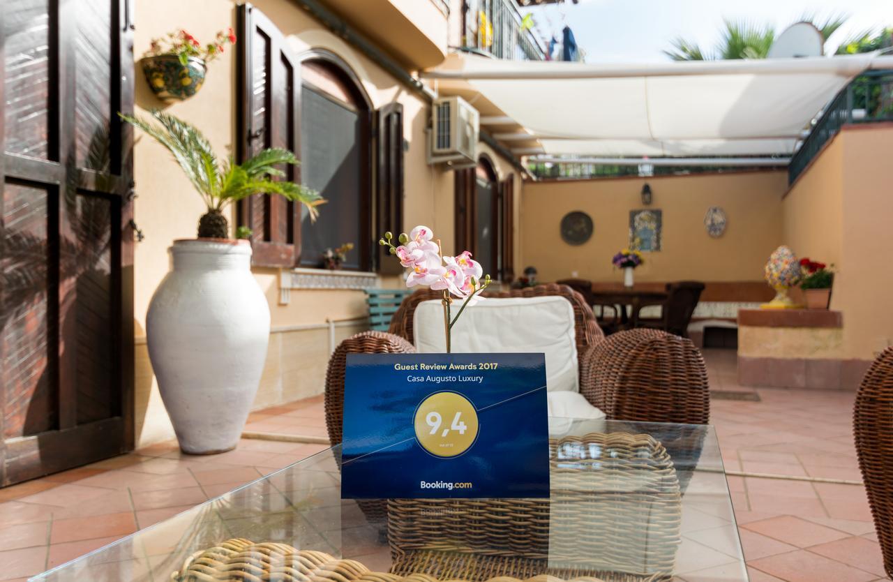 B&B Casa Augusto Luxury Сан-Леоне Экстерьер фото